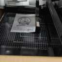 Heavy Duty Paper Cutter for A4 Paper, Guillotine Paper Cutter 12 Inch, 400 Sheet Capacity, Solid Steel Construction, Black, 20.87"x15.55"x7.87"