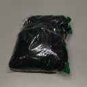 Floerns Women's Plus Size A Line Dress Mesh Short Sleeve V Neck Flared Glitter Ribbed Knit Party Cocktail Dresses Black XX-Large Plus