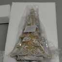 Cynkeyee Gingerbread Christmas Decorations Tree - Christmas Decoration Indoor with Lights Party Decorations Xmas Decor for Women Table Centerpiece 6.5x4.5x10 Inch