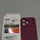 Vooii Magnetic for iPhone 17 Pro Case, Compatible with Magsafe (Premium Liquid Silicone) (Integrated Camera Control Button) Full Body Protective Anti-Scratch Microfiber Lining 6.3", WineRed