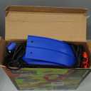 Flexible Race Track for Kids Starter Set - 20FT Flex Race Car Ramp Track with Strong Suction Cups, Rolls Up Portable DIY Racetrack Compatible with Hot Wheels & Diecast 1/64th Cars (Blue)