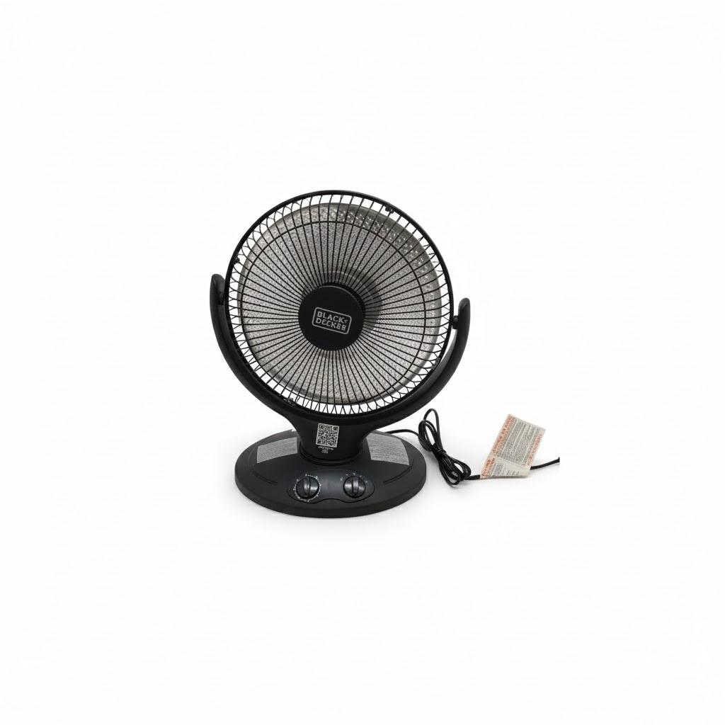 Black+Decker 14 in. Radiant Dish Heater Color, Black