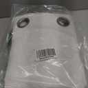 H.VERSAILTEX Linen Curtains Nickel Grommet Natural Linen Semi-Sheer Curtains 2 Panels Privacy Added Premium Soft Rich Material Drapes for Bedroom/Livingroom - 52x96 - Inch - Linen