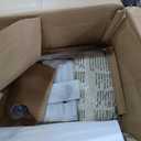 GABRYLLY Office Criss Cross Chair with Footrest, Big and Tall Executive Chair with Wide Seat,Reversible Armrest,Wheels, Lumbar Pillow and 120°Tilt,Computer Desk Chair for Gaming,Meditation,Ivory