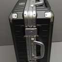 LUGGEX Carry On Luggage with Spinner Wheels, 20 Inch Aluminum Frame Zipperless Polycarbonate Hard Shell Suitcase, Charcoal Metallic