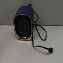 Space Heater, Portable Small Heaters for Indoor Use, Electric Desk Heater with Overheat and Tip-Over Protection, Mini Personal Heaters for Home Office Workspace,Black (Blue)