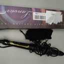 LANVIER 1.25 Inch Curling Iron, Extra Long Barrel 1 1/4 Inch Curling Iron for Long Hair up to 450F, Worldwide Dual Voltage Hair Curler for Traveling, Hair Waving Style Tool Black
