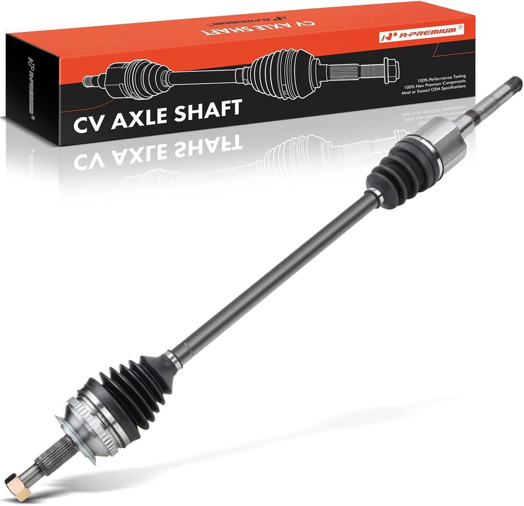 A-Premium CV Axle Shaft Assembly Compatible with Chrysler Town & Country, Grand Voyager & Dodge Caravan, Grand Caravan & Plymouth Voyager, 1996-2008, Front Right Passenger Side