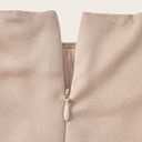 Women's Wrap Wide Leg Tailored Shorts Belted High Waisted Dressy Casual Skort (Beige, L)