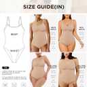 Womens Shapewear Tummy Control Seamless Bodysuit Cheap Full Body Shaper Mid Thigh Thong Brief (XXXL)