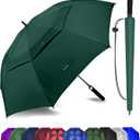 Golf Umbrella Large 72 Inch, Extra Large Oversize Double Canopy Vented Windproof Waterproof Umbrella, Automatic Open Golf Umbrella for Men and Women and Family.