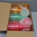 JOYIN 36 Packs Plastic Margarita Glasses Cups 12 oz Disposable Cinco De Mayo Fiesta Party Decoration for Fun Taco Party Supplies, Neon Cocktail Cups, Mexican Theme for Carnivals