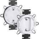 2 Pieces Spark Plug Gap Gauge Tool Spark Plug Gauge Measuring Tool Metric Standard Inches Gapper for Motorcycles