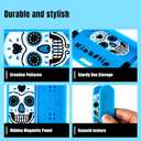 Magnetic Kickflip Fidget Slider Toy for Adults Mini Flip Fingerboard Skateboard with Storage Crat Portable,Office Desk Toys