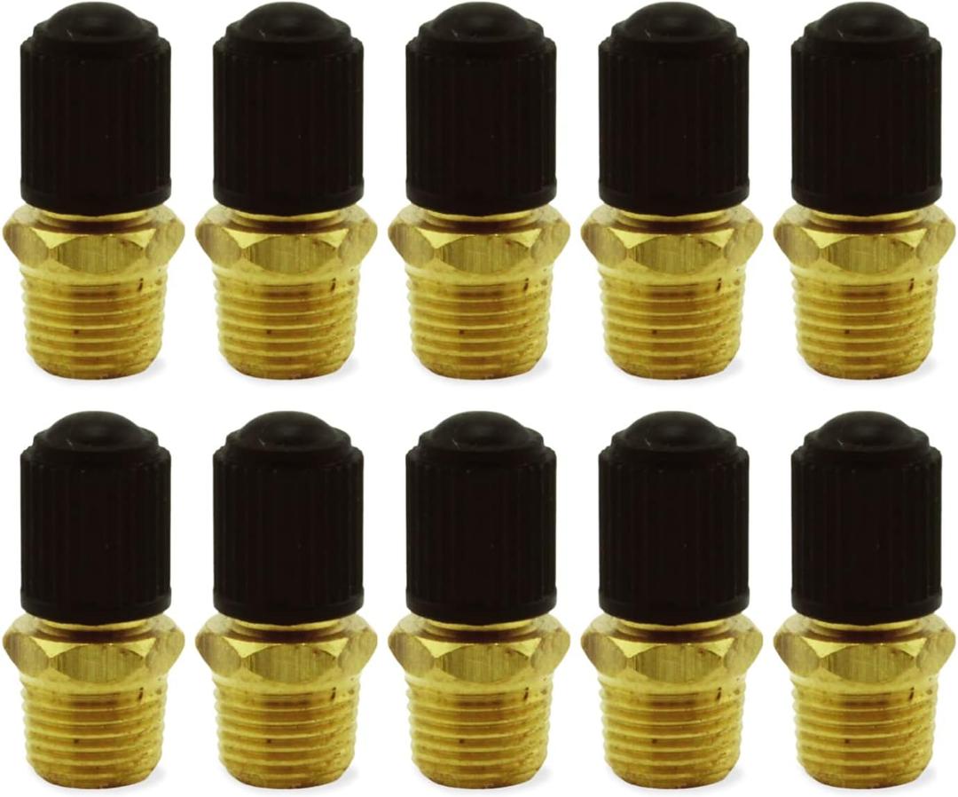 Milton 684 1/8" NPT Tank Valve - Box of 10