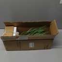 Briful Fake Plants 15'' Faux Palm Plant in Gold-White Pot Realistic Artificial Plants Indoor for Home Farmhouse Centrepieces Wedding Decorations