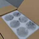 6-Light Black Modern Farmhouse Chandelier for Dining Room Ceiling Light Fixture with Clear Glass Shades, Adjustable Hanging Industrial Pendant Lighting for Living Room Kitchen Island Bedroom Entryway