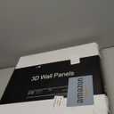 Art3d Slat Wall Panel, 3D Fluted Textured Panel 12-Tile 19.7 x 19.7in. - White