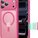 ESR for iPhone 17 Pro Case, Camera Control, Compatible with MagSafe, Shockproof Military-Grade Protection, Magnetic Phone Case for iPhone 17 Pro, Classic Hybrid Case, Frosted Pink