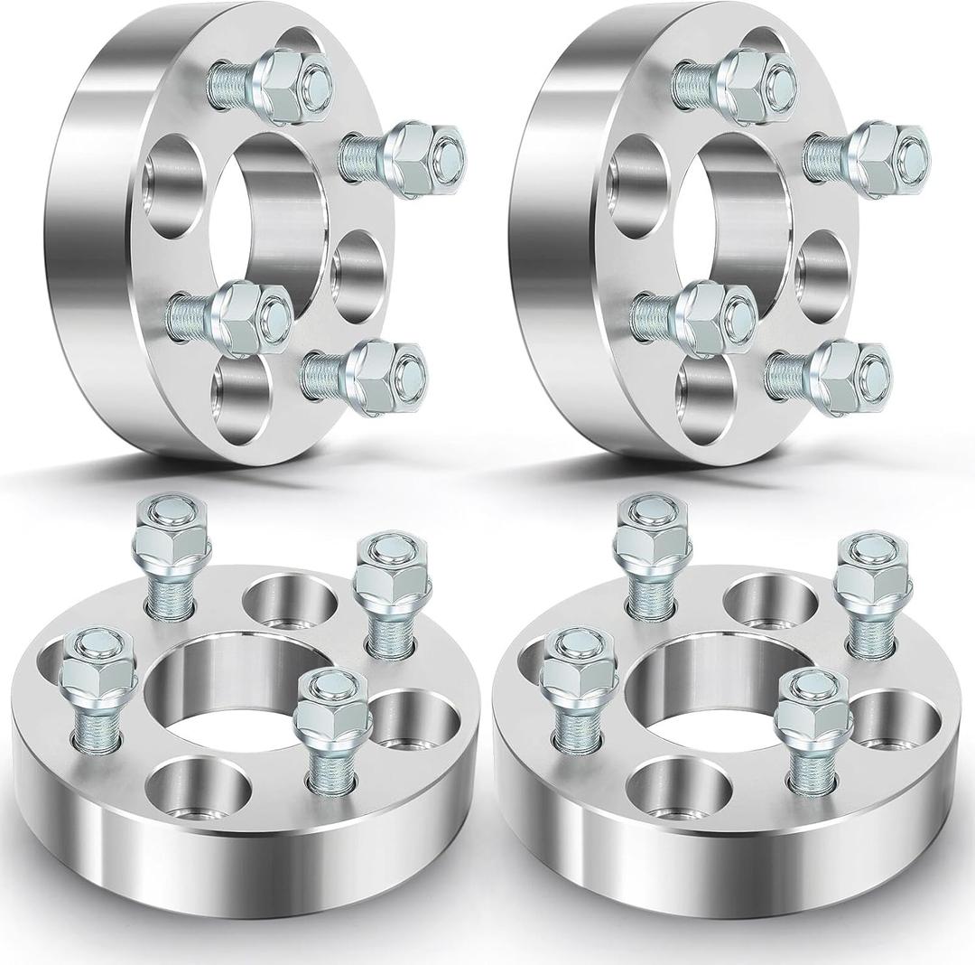 ECCPP 4x100 to 4x100 Wheel Spacers 1.25 inch 4 Lug fits for 2000-2006 for Toyota for MR2 Spyder| 2004-2020 for Toyota for yaris|1992-2005 for Honda for Civic|1990-2005 for Mazda for Miata-4PCS