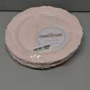 Silver Spoons Countryside Collection Blush Round Plastic Dessert Plates - 7.5" (Pack of 20) - Perfect for Weddings, Showers & Garden Parties