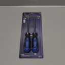 ROTATION 2-Piece Magnetic Screwdrivers Set with Nichrome tip, 1 Phillips and 1 Slotted Tips, Professional Cushion Grip Screwdriver Set with High Torque, 5 * 100mm, PH1*100mm