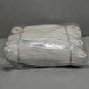 8 Pack Small Woven Basket with Gift Bags and Ribbons, All 12"x 8"x 5", Empty Decorative Gift Chest Box, Cute Baby Gift Basket for Nursery, Cotton Rope Room Shelf Storage Basket with Handles, White