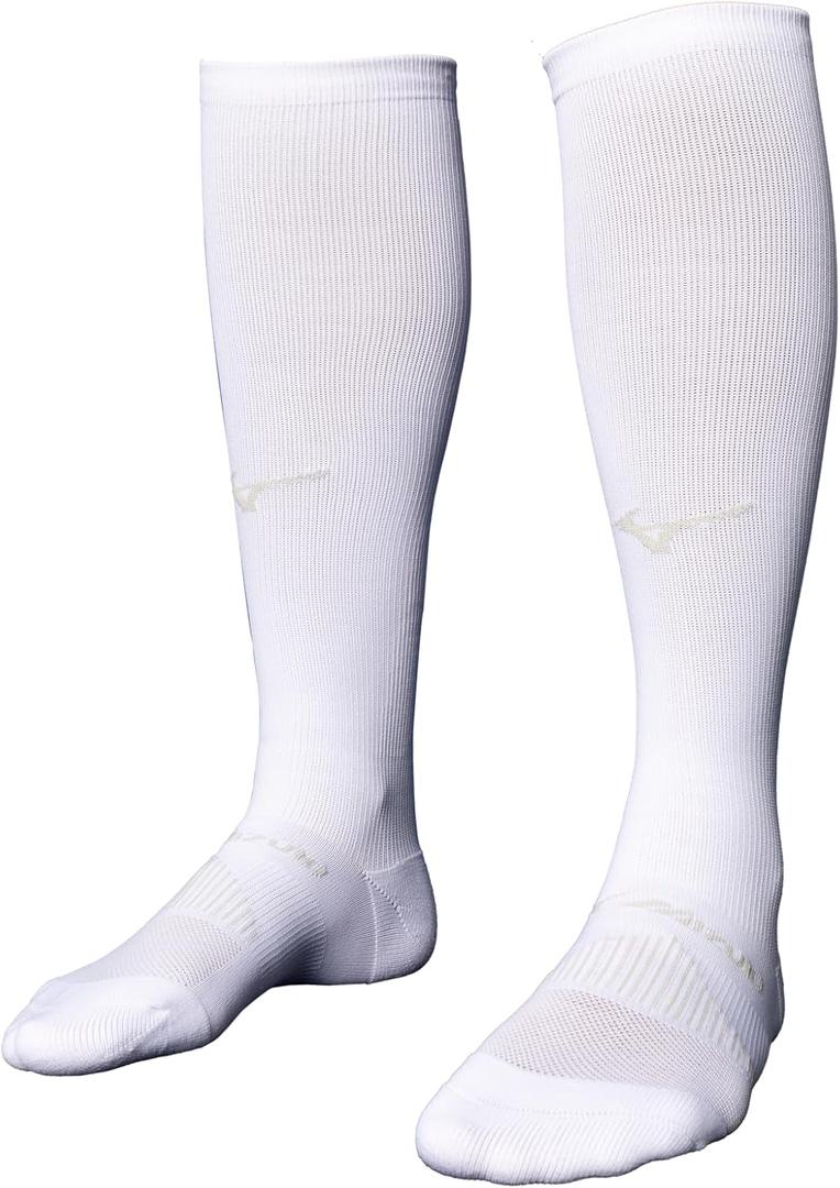 Mizuno Men's Standard OTC Performance Sock (Medium, White)