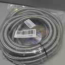 ATKKE 24FT High Pressure Propane Extension Hose with Conversion Couplings Kit, Steel Braided Propane Gas Line with Pipe Fitting 3/8" Flare for BBQ Grill, Heater, Fire Pit