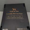 Noah & Paw Dog Car Seat Carrier, Small Dog Car Seat for Small Medium Pets with Harness Clip, 4X Safety Feature, Booster Travel Bed, Waterproof Washable, Orthopedic Foam Filling, Canvas Collection