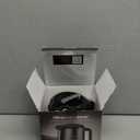 Dental Ultrasonic Retainer Cleaner Machine: Dental Cleaning Pod for Denture/Mouth Guard/Aligner/Night Guard/Braces/Toothbrush Heads/Jewelry - 45kHz Retainer Cleaner with Digital Timer & 200ML (Deep Black)