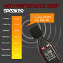 12V 200W 9 Tones Police Warning Emergency Siren PA System [Slim Speaker][125-135dB][Handheld Microphone][Hands-Free][2 x 10A Switches] for Firefighter Ambulance Vehicles Truck Car SUV ATV UTV
