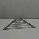 Corner Sink Drying Rack, 16"x9.5" Rust-Proof Aluminum Triangular Dish Drainer, Heat Resistant Roll Up Mat for Kitchen Counter, Sponge Holder & Organizer with Non-Slip Silicone Base, Gray