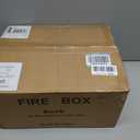 Fireproof and Waterproof Safe, fire safe document box with Sensor light, Portable Lock Box with Key Lock and Ergonomic Handle, 1 Hour at 1700°F, 72 Hours Waterproof 14.4 x 11.2
