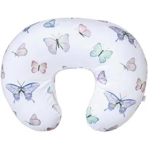 iEvolve Minky Nursing Pillow Cover Breast Feeding Pillow Cover Slipcover U Shape for Baby Boy Girl,Cover Only (Butterfly)
