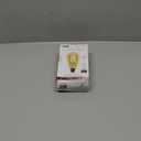 Feit Electric ST1960/FIL/AG 60 Watt Equivalent WiFi Dimmable, No Hub Required, Alexa or Google Assistant ST19 Edison Vintage LED Smart Light Bulb, Yellow, 5.4" H x 2.5" D, 2100K Amber