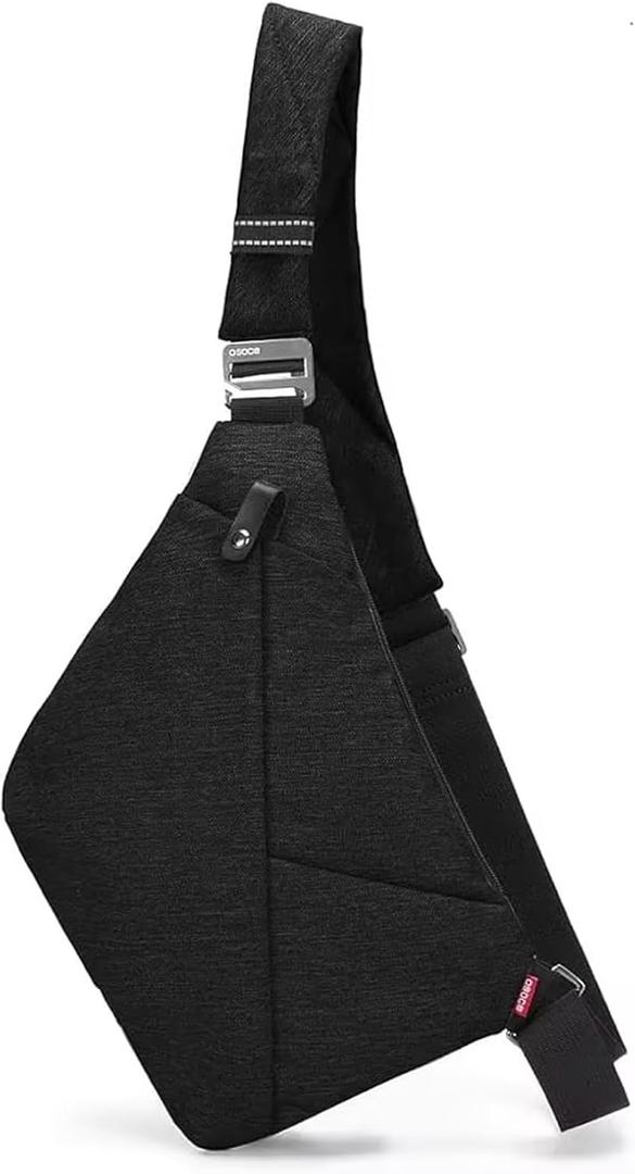 Anti-theft Crossbody Bag for Men Women with RFID Blocking, Sling Bag for Men, Travel Casual Daypack for Women (Small, 4.0 Black)