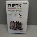 Weighted Vest, 6lb/8lb/12lb/16lb/20lb/25lb/30lb Weight Vest with Reflective Stripe, Weighted Vest for Men Women Workout Equipment for Strength Training, Running, Jogging, Fitness, Weight Loss (PU-Gold)