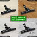 Selgo Universal 1 Inch (32mm) Black Vacuum Cleaner Floor Brush 10" Wide (1 Brush Only)