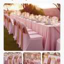 VEVOR Chair Covers, Polyester Spandex Chair Cover, Stretch Slipcovers for Wedding Party Dining Banquet Flat-Front Chair Covers (Pink-c, 50PCS)