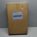 JONZEN 48Qt Stackable Storage Bins with Lid, 12GAL Collapsible Storage Bins with Wheels, Closet Organizer and Storage Drawer, Plastic Clothes Storage Cabinet Containers for Home, 1Pack Black