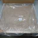 2222 inches Oversized Clear Acrylic Ottoman Tray Extra Large Decorative Tray Spill-Proof Serving Trays with Handles King-Size Safe Edge Organizer for Coffee Table Countertop Breakfast