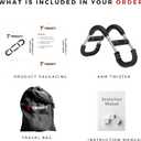 Twister Arm Trainer, Adjustable Resistance Levels, Chest & Arm Workout Equipment for Men & Women, Anti-Slip, Sweat-Resistant Handles and Travel Bag, 66lbs(beginner), 88lbs(intermediate),110 lbs (Advanced).