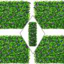 DOEWORKS Expandable Fence Privacy Screen for Balcony Patio Outdoor, 4PCS Faux Ivy Fencing Panel for Backdrop Garden Backyard Home Decorations