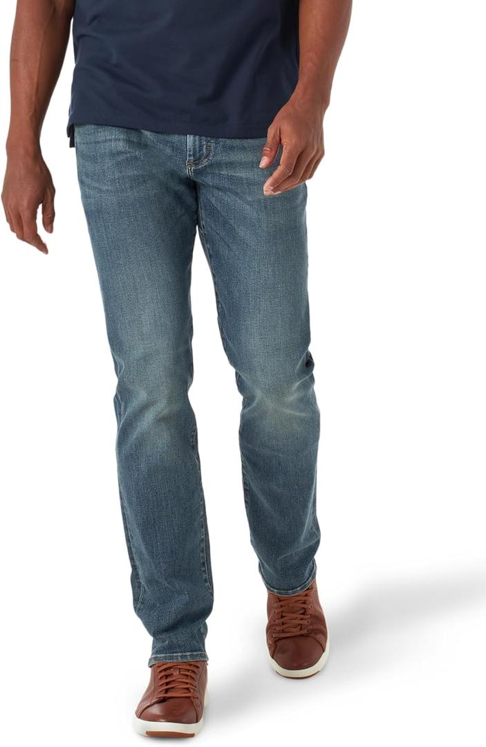 Lee Men's Extreme Motion Straight Taper Jean (Blue), 32x34