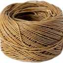 AMPUTEE 1pcs 1.2mm Primary Color Light Hemp Fiber Beeswax Candle Wick Hemp Rope 200ft (61m) (Color : Brown, Size : 1.2mm)
