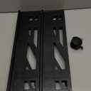 Adjustable Mobile CPU Stand, Ventilated Computer Tower Stand with 4 Caster Wheels Fits Most PC Tower, Under Desk CPU Holder PC Floor Cart Computer Riser for Students and Gamers (Black)