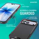 Smartish iPhone 17 Pro Max MagSafe Case - Gripmunk Magnetic Slim Case [Lightweight + Protective] Thin Grip Cover with Microfiber Lining for iPhone 17 Pro Max w/Camera Control - Black Tie Affair