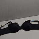 Vanity Fair Women's Full Figure Beauty Back Smoothing Bra, 4 Way Stretch Fabric, Lightly Lined Cups up to H (36DDD, Underwire - Black)
