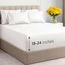 Extra Deep King Sheet Set - 6 Piece Breathable and Cooling Sheets - Hotel Luxury Bedding for Women, Men, Kids & Teens - Easy & Secure Fit - Soft, Wrinkle Free and Comfy - Extra Deep Pockets - White